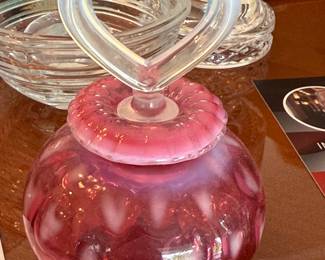 Fenton Perfume Bottle