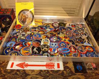 Hundreds of military, space command, nasa and other patches