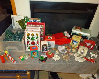 Of course, a little bit of Christmas decor