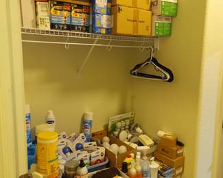 Glowing orbs and some cleaning supplies