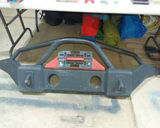 2008 Jeep wrangler bumper built tough. Jeep tough.