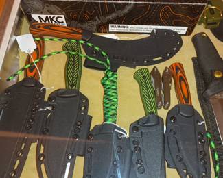Knives from Montana Knife company.