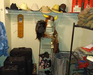 Hats and luggage