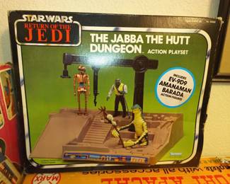 Green box Jabba the Hutt dungeon, figures are NOT present