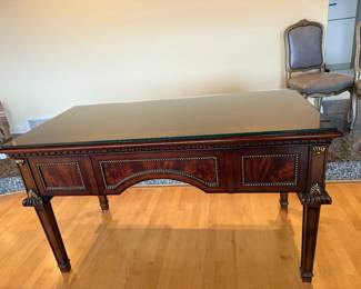 Back Side of  Mahogany Writing Desk.