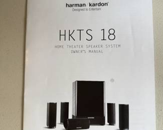 Harmon Kardon HKTS 18 Owners Manual