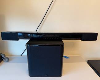 Yamaha YAS-203 Soundbar and NS-WSW41 Powered Bluetooth Subwoofer Wireless Speaker