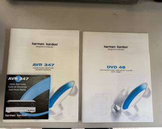 Harmon Kardon AVR 347 and Harmon Kardon DVD 48 Owners Manuals