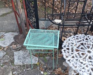 Items Located On The Back Patio