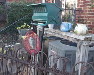 Items Located On The Back Patio