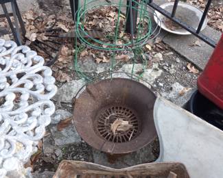 Items Located On The Back Patio