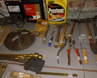 Items Located In The Garage