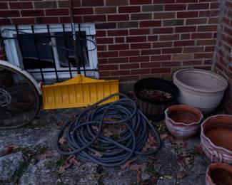 Items Located On The Back Patio