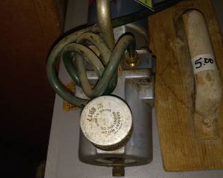 Items Located In The Garage