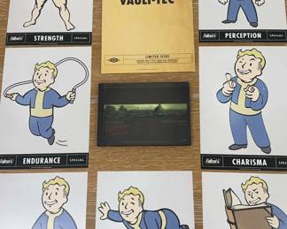  03 Fallout 4 Vault Tech Special Edition 7 Art Cards Limited Issue