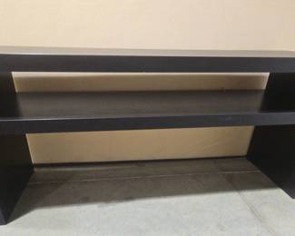 Dark Brown Black IKEA Lack Freestanding Shelf