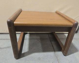 Small Miller Desk Inc. Solid Wood Side End Table
