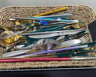 Tray Of Flatware 