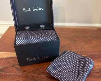  01 Paul Smith Tie and Cuffs Set