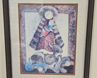 Adoration Du Belier Graciela Boulanger Framed Print