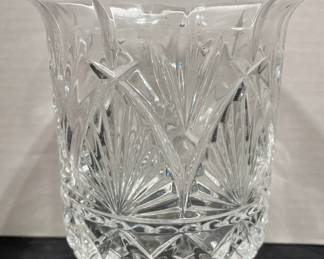Vintage Shannon Crystal Hurricane Vase 