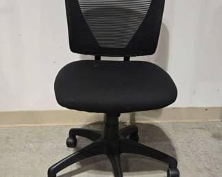 Black Office Chair No Arms