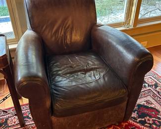 Mitchell-Gold leather chair