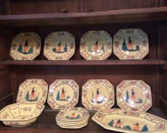 Quimper china set