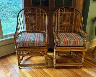 Bamboo chairs