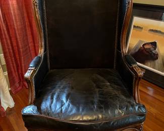 Great black leather chair 