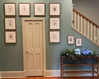 Bamboo and tin based planter 