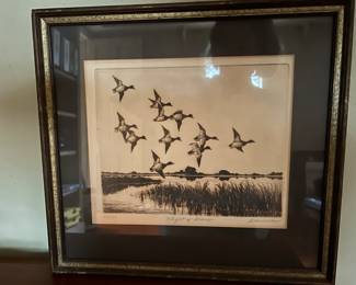 Dell Weller signed art