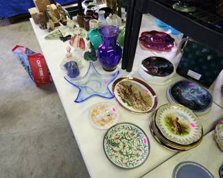 Glassware, ceramics etc.