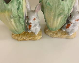 Pair of Bunny Candle Holders