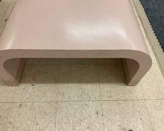 Post Modern Scroll Parson Cocktail Table