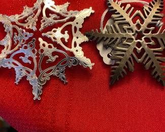 2012 MMA Snowflake, 1977 Silver Plate Reed Barton Snowflake