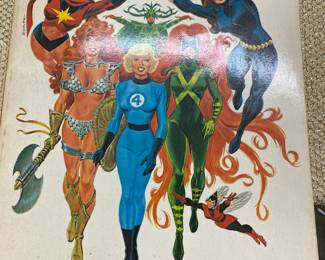 Vintage 1976 Superhero Women By Stan Lee