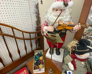 Santa Playing Violin