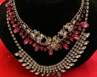 Vintage Costume Jewels!! Rhinestones!!