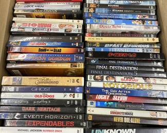 DVD's!!! WE HAVE BOXES OF DVD's!!!