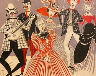 Vintage Melody Party Napkins/Box