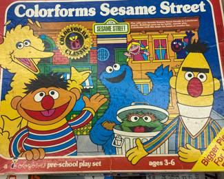 Vintage Colorforms, Sesame Street 