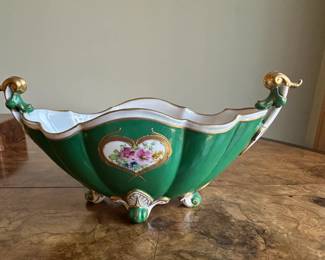 Hand painted French dish