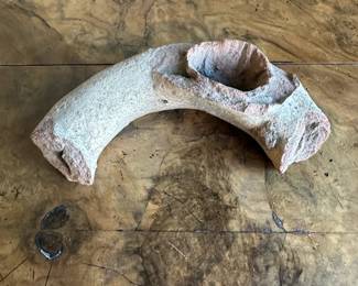 Antique clay fragment