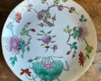 Chinese dish with custom wax label