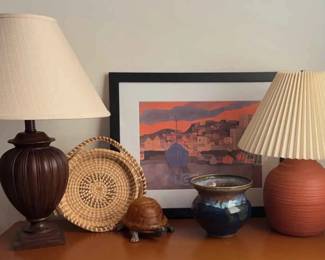 Lamp, Pottery Guayasamin Print