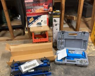 Craftsman Laser Level, Tripod, Drill Doctor, Kreg System