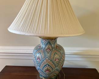 Beautiful Pottery Lamp