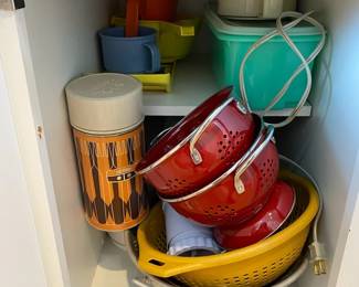 Strainers And Othe Kitchen Goods Mystery Lot