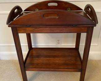 Wood Butlers Tray Table